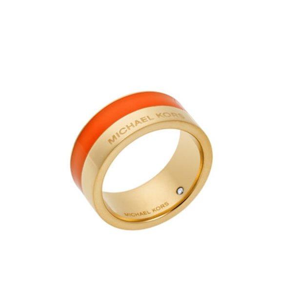 MICHAEL KORS Colour Block Ring 6 - Picture 1 of 3
